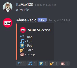 abuse discord bot configuration